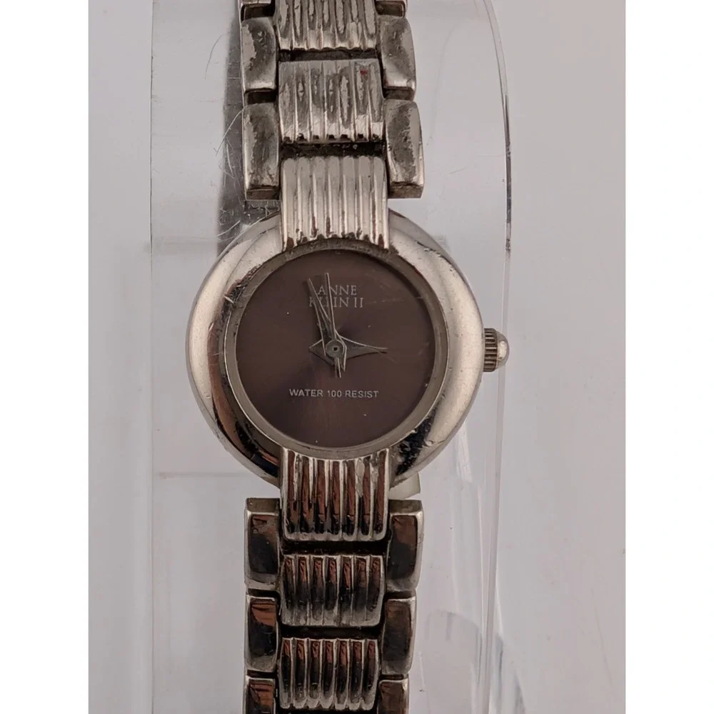 Anne Klein II Watch 20mm Silver‎ Case 6.75